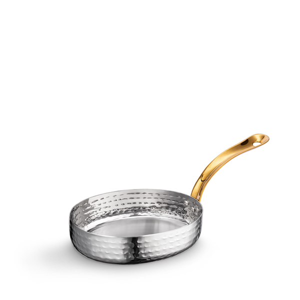 Oval fry pan with long gold handle wl‑554119/s Wilmax (photo 1)