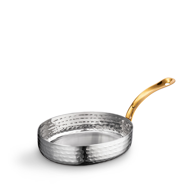 Oval fry pan with long gold handle wl‑554120/s Wilmax (photo 1)