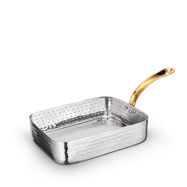 Rectangular fry pan with long gold handle wl‑554128/s Wilmax (photo 1)