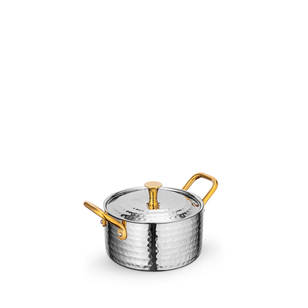Casserole with lid & 2 side gold handles wl‑554143/s Wilmax (photo 1)
