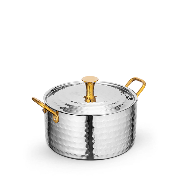 Casserole with lid & 2 side gold handles wl‑554146/s Wilmax (photo 1)