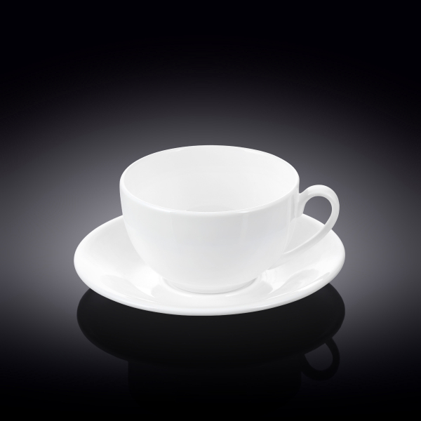 Tea cup & saucer set of 6 in colour box wl‑993000/6c Wilmax (photo 1)