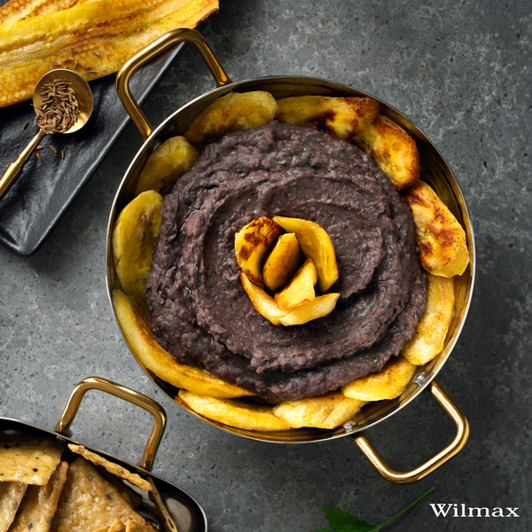 Deep round fry pan with 2 side gold handles wl‑554132/s Wilmax (photo 4)