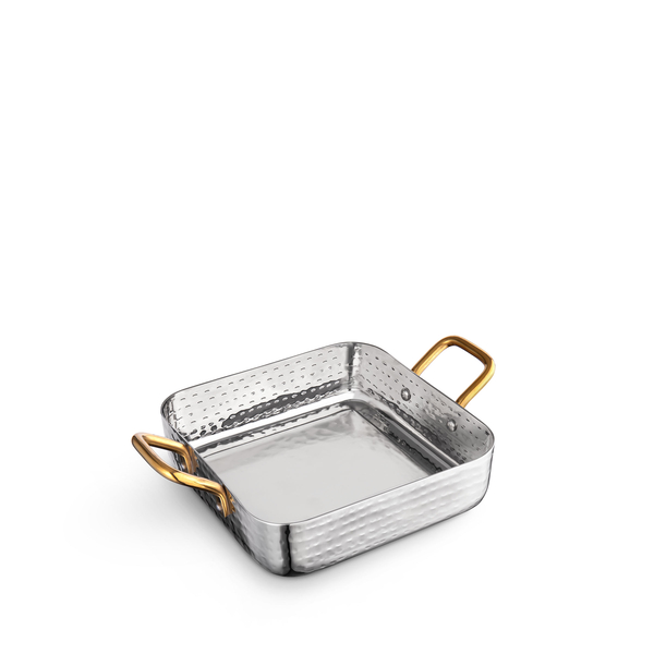 Square fry pan with 2 side gold handles wl‑554109/s Wilmax (photo 1)