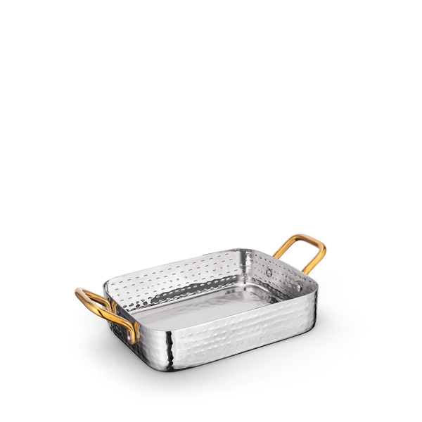 Rectangular fry pan with 2 side gold handles wl‑554112/s Wilmax (photo 1)
