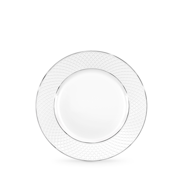Flat rim dinner round plate with platinum lines wl‑880103104/a Wilmax (photo 1)