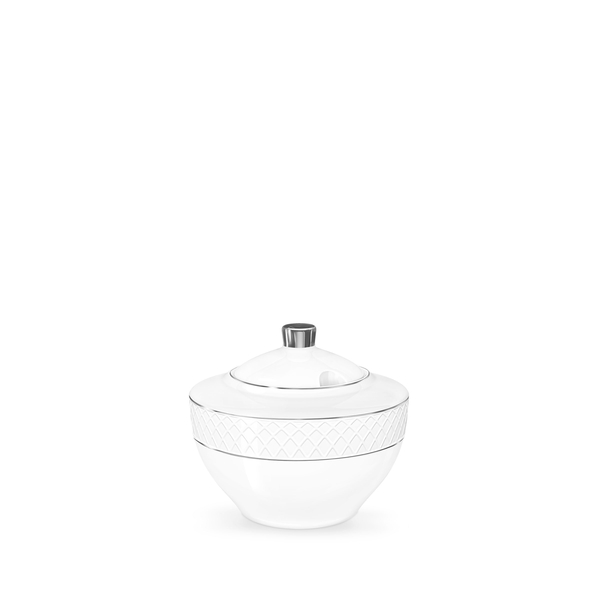 Sugar bowl with platinum lines wl‑880103470/a Wilmax (photo 1)