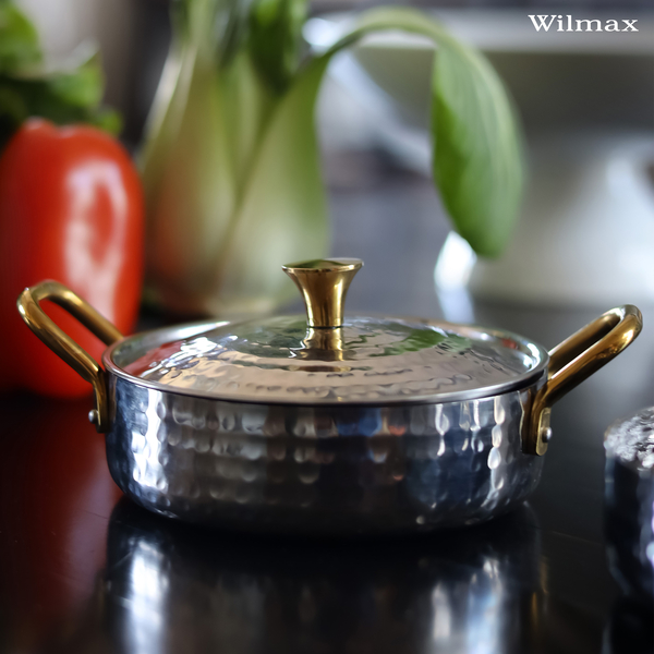Round lid with gold knob wl‑554151/s Wilmax (photo 3)