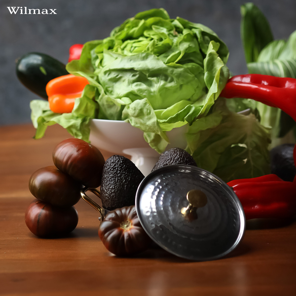 Round lid with gold knob wl‑554152/s Wilmax (photo 3)