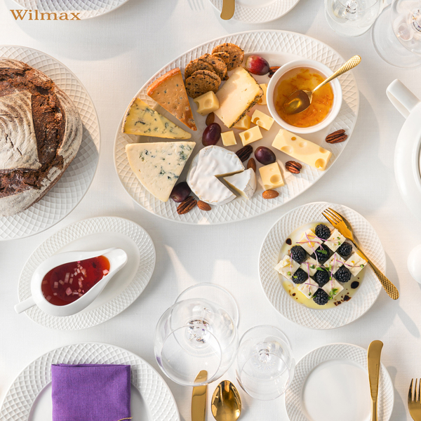 Flat rim oval platter wl‑880103/a Wilmax (photo 4)